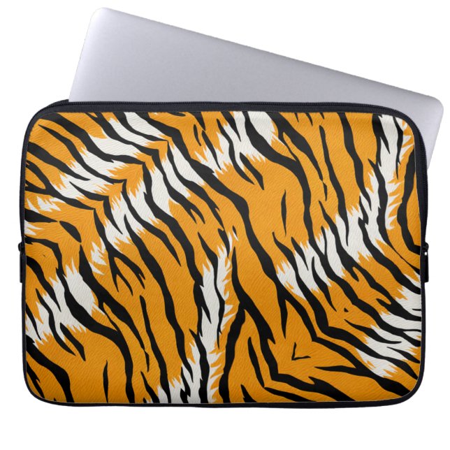 Capa Para Notebook Tiger Skin Animal Print Pattern Design (Frente)