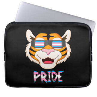 Capa Para Notebook Tiger Transgender Flag Lgbt