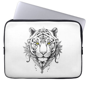 Capa Para Notebook Tiger Wild Animal Nature Illustration Art Tatuagem