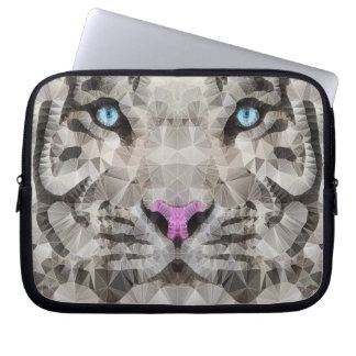 Capa Para Notebook tigre branco