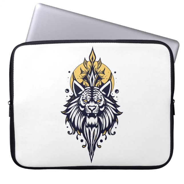Capa Para Notebook tigre fungo (Frente)