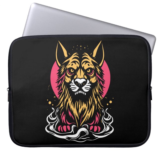 Capa Para Notebook tigre fungo (Frente)
