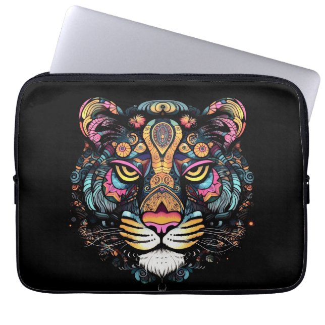 Capa Para Notebook Tigre Head (Frente)