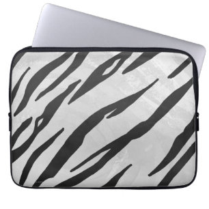 Capa Para Notebook Tigre Impressão preto e branco
