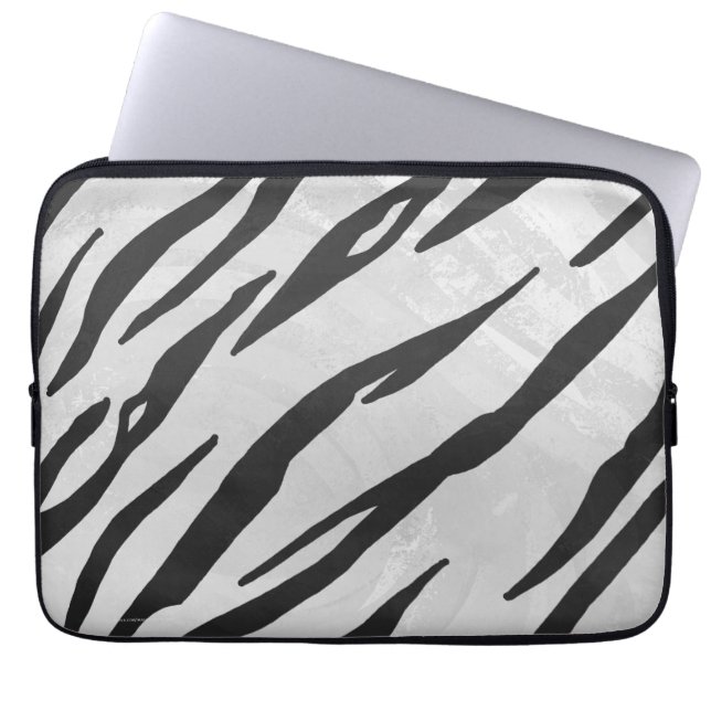Capa Para Notebook Tigre Impressão preto e branco (Frente)