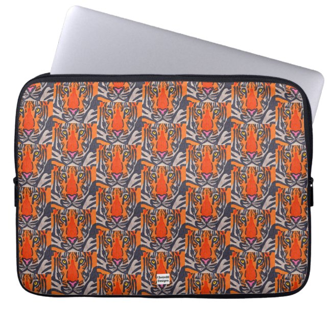 Capa Para Notebook Tigre (padrão) - Estojo para Laptop (Frente)