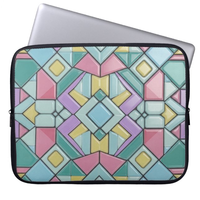 Capa Para Notebook tiled pastel (Frente)