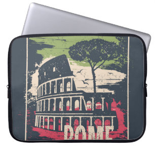Capa Para Notebook Tipografia de Roma: Poster da Torre Eiffel.