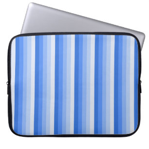 Capa Para Notebook Tiras de sombra azuis