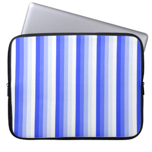 Capa Para Notebook Tiras de sombra azuis reais