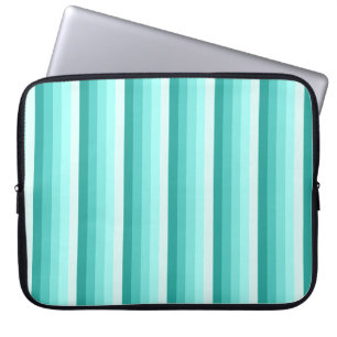 Capa Para Notebook Tiras de sombra turquesa