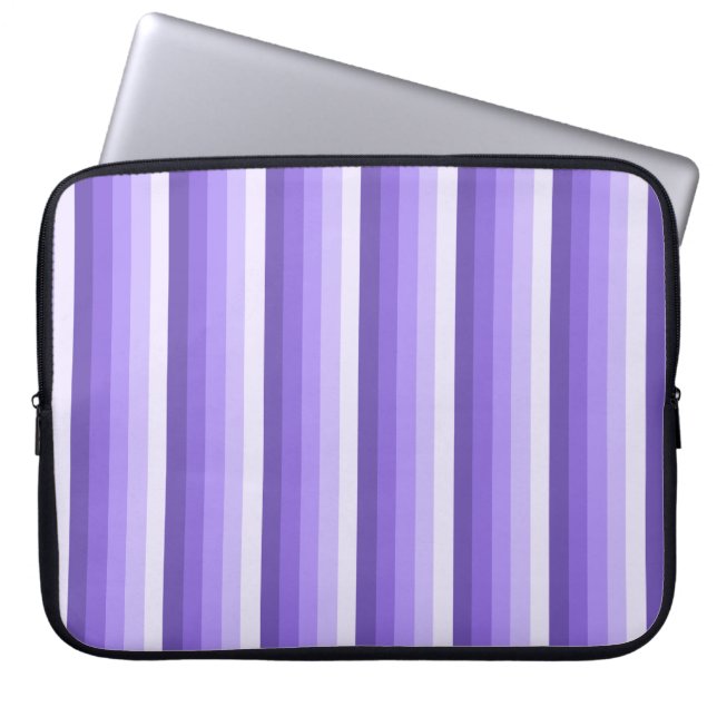 Capa Para Notebook Tiras de sombra violeta (Frente)