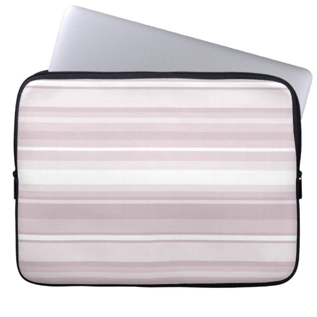 Capa Para Notebook tiras rosa rosa quartzo (Frente)