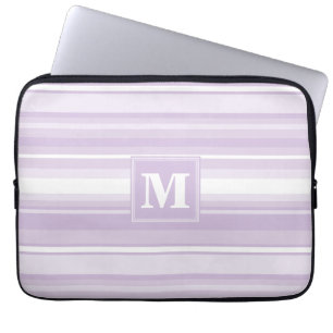 Capa Para Notebook Tiras roxas monográficas