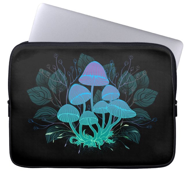 Capa Para Notebook Toadstools in Bushes (Frente)