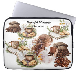 Capa Para Notebook Toalha Momentos de Manhã Tranquila