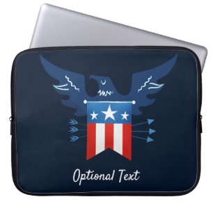 Capa Para Notebook Toda Águia Americana e Patriótica