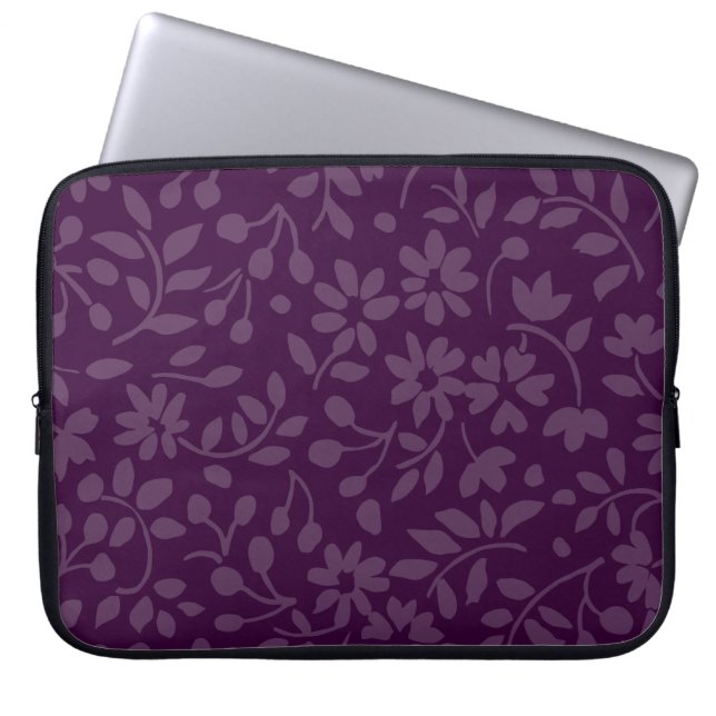 Capa Para Notebook Toda Cor Floral (Frente)