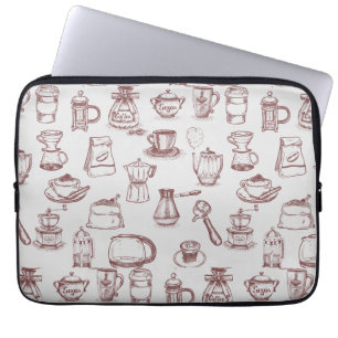 Capa Para Notebook Todo para un Café y color café