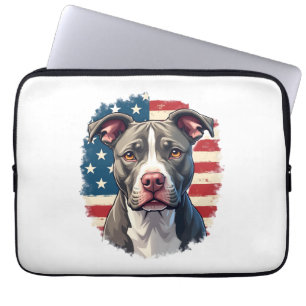 Capa Para Notebook TODOS OS AMERICANOS AMANTES DE CÃES pit bul (1)