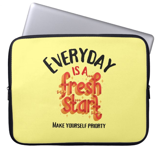 Capa Para Notebook Todos os dias é uma nova estrela (Frente)