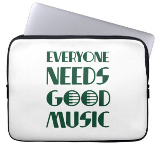 Capa Para Notebook Todos Precisam De Bons Músicos