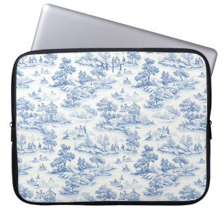 Capa Para Notebook Toile de Jouy Na moda Vintage Monogra