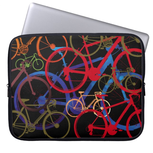 Capa Para Notebook Tons de cor pretos (Frente)