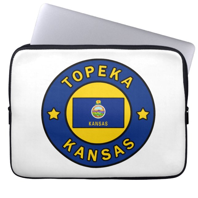 Capa Para Notebook Topeka Kansas (Frente)