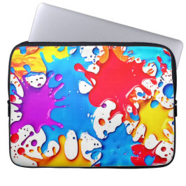 Capa Para Notebook Toques Vibrantes de Cores Neon