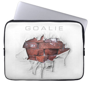 Capa Para Notebook Torn Brick Wall Goalie (Hóquei)