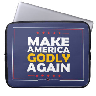Capa Para Notebook Torne a América Deus de novo