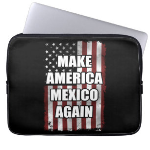Capa Para Notebook Torne a América México novamente camisa Presente