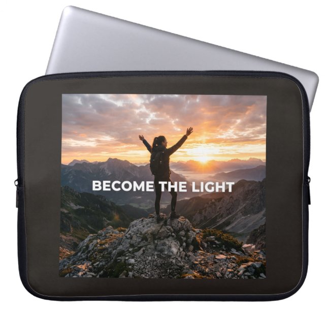 Capa Para Notebook Torne-se a luz (Frente)