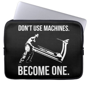 Capa Para Notebook Torne-Se Uma Máquina - Cartoon, Forte, Treadmill