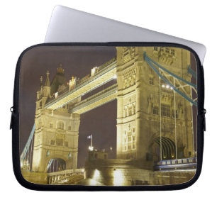 Capa Para Notebook Torre Bridge e Rio Tâmisa ao crepúsculo, Londres,