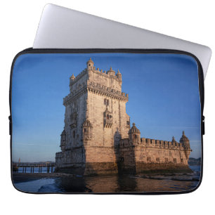 Capa Para Notebook Torre de Belem ao pôr do sol em Lisboa, Portugal