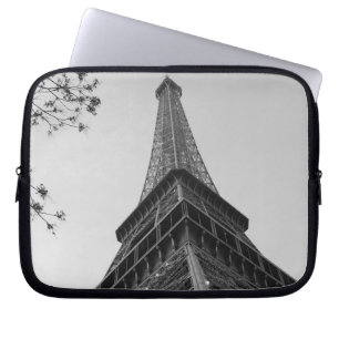 Capa Para Notebook Torre Eiffel b/w
