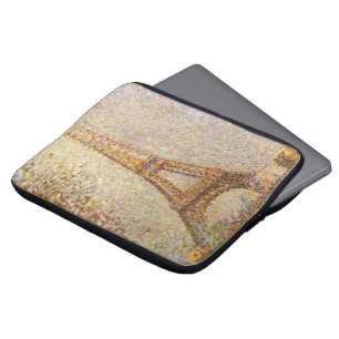 Capa Para Notebook Torre Eiffel de Georges Seurat, Vintage Fine Art