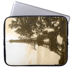 Capa Para Notebook Torre Eiffel do Sepia