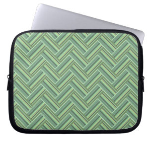 Capa Para Notebook Torres de verde-oliva, tecelagem dupla