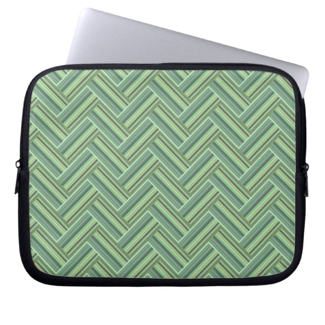 Capa Para Notebook Torres de verde-oliva, tecelagem dupla (Frente)