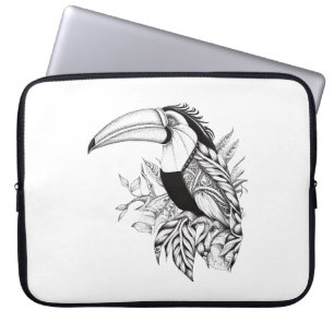 Capa Para Notebook Toucan Wild Nature Illustration Art Tatuagem