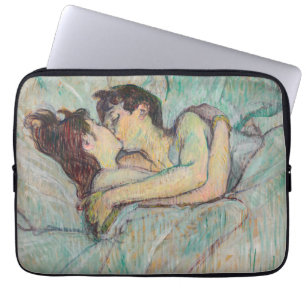 Capa Para Notebook Toulouse-Lautrec - Na Cama, O Beijo
