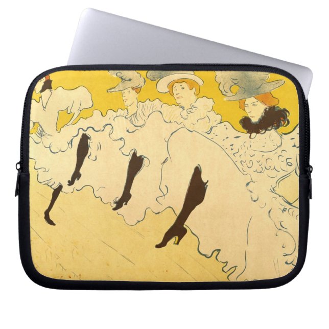 Capa Para Notebook Toulouse Lautrec Yellow Dancing Girl Poster (Frente)