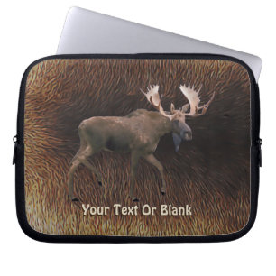 Capa Para Notebook Touro Moose Na Peles De Caribe