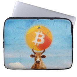 Capa Para Notebook Touro Resiliente Bitcoin