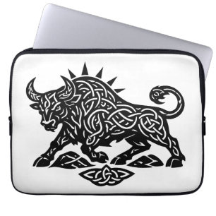 Capa Para Notebook Touro Sigilo do Touro — Tatuagem do Zodíaco Terres