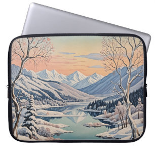 Capa Para Notebook Tranquilidade do inverno
