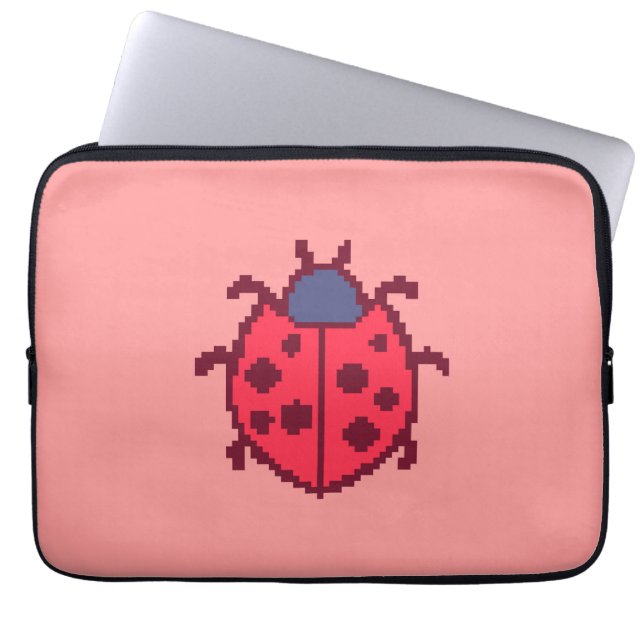 Capa Para Notebook Travesseiro decorativo de inseto de ladybug com pi (Frente)